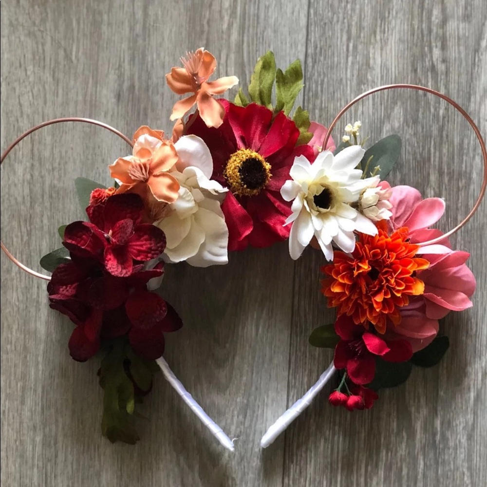 Fall Floral Mickey Ears